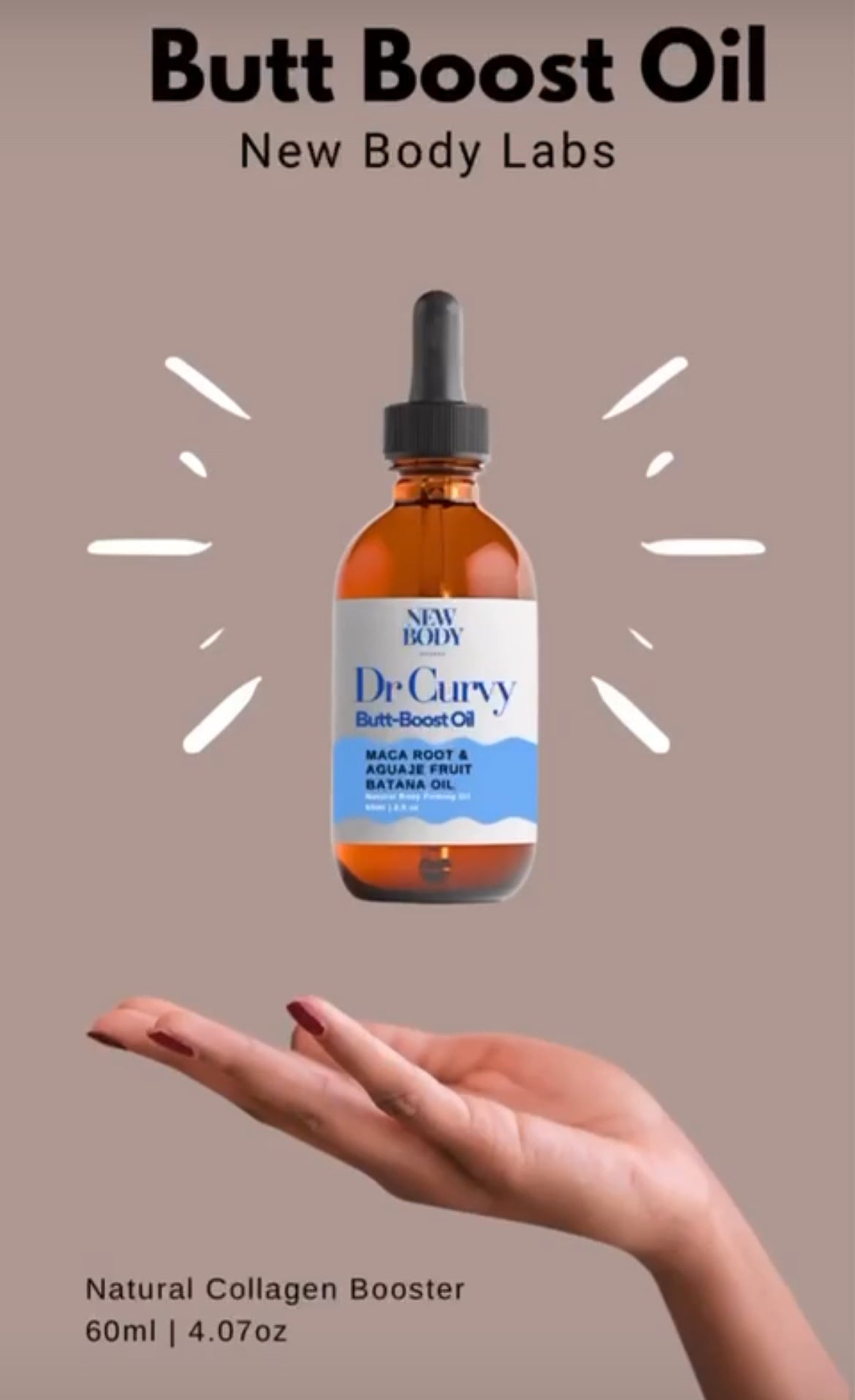 Dr Curvy Butt Booster Oil