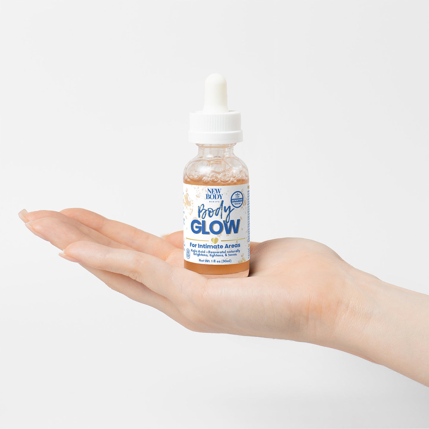 BODY + GLOW serum for sensitive